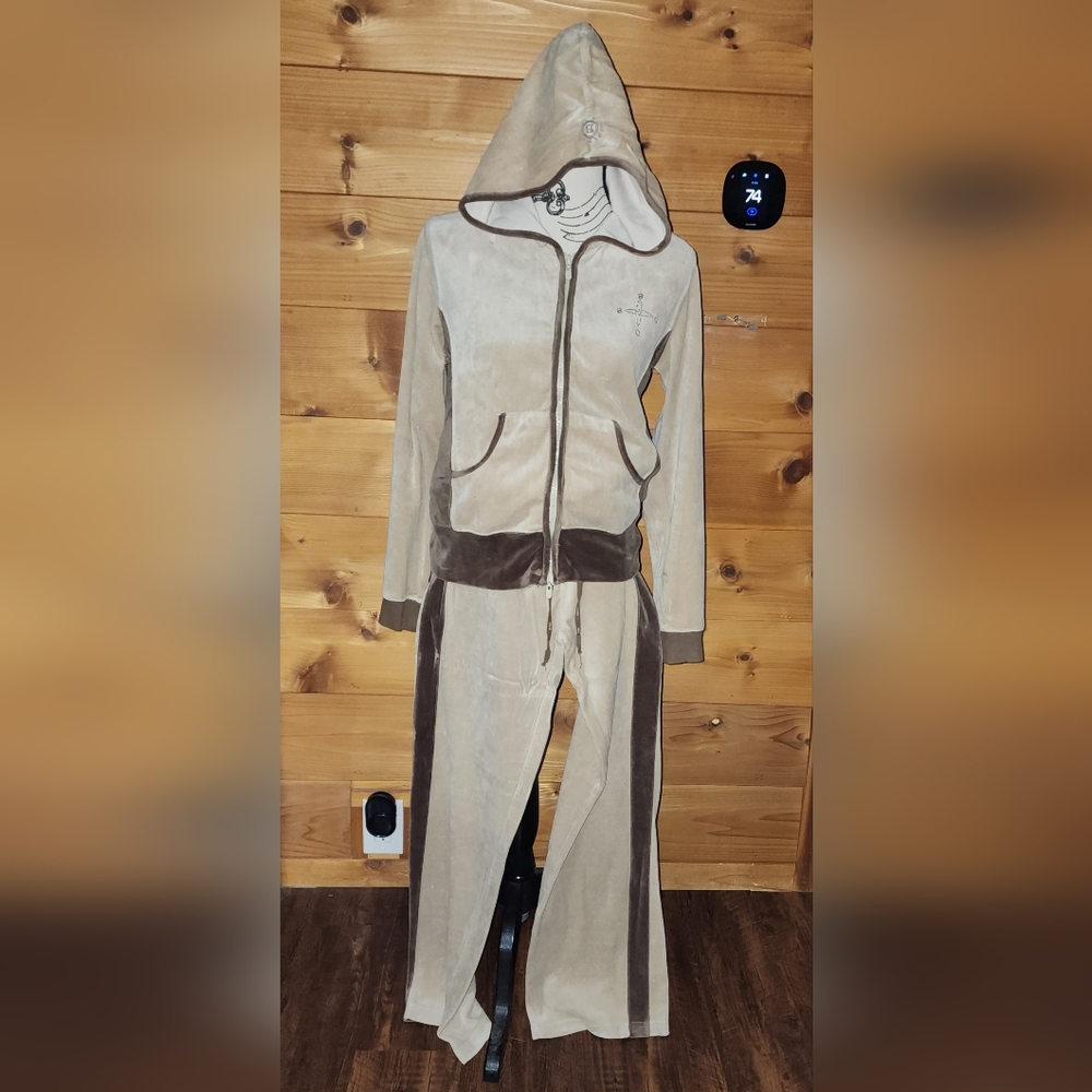 BCBG team velour tracksuit
